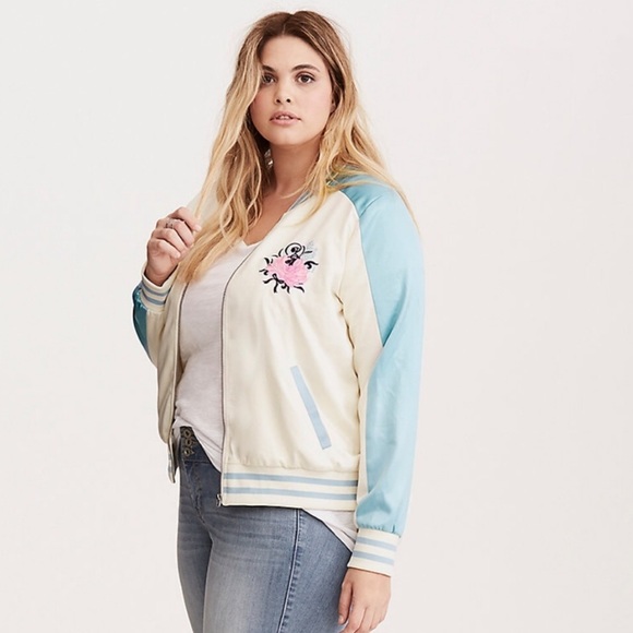 •SOLD• Disney Alice in Wonderland Satin Jacket - Picture 2 of 8